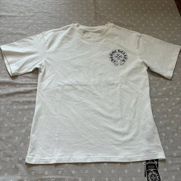Chrome Hearts Horseshoe Cross White Tee